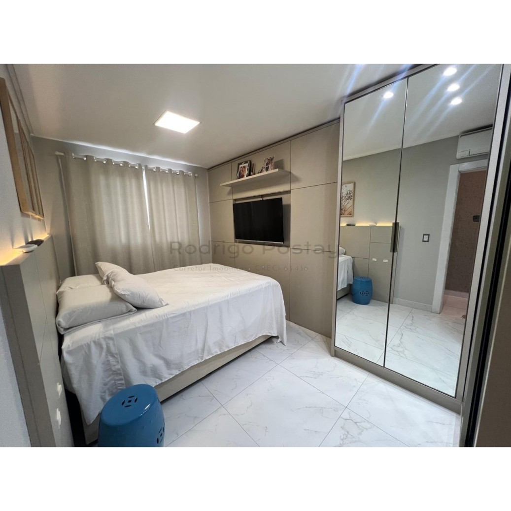 Apartamento Finamente Mobiliado no Residencial La Mar - Meia Praia