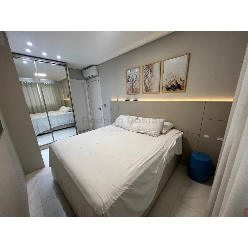 Apartamento Finamente Mobiliado no Residencial La Mar - Meia Praia