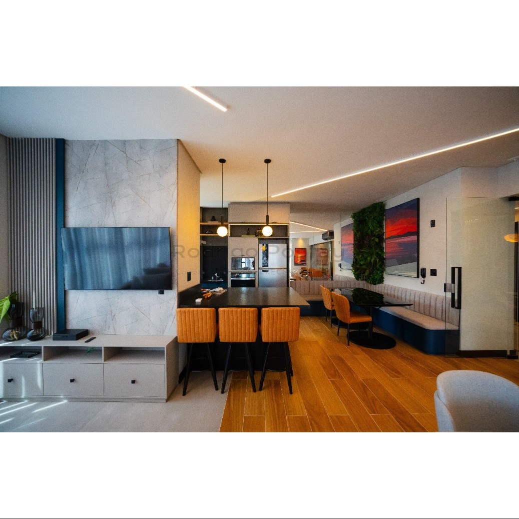Apartamento com vista mar espetacular no Villa Horizon - Meia Praia