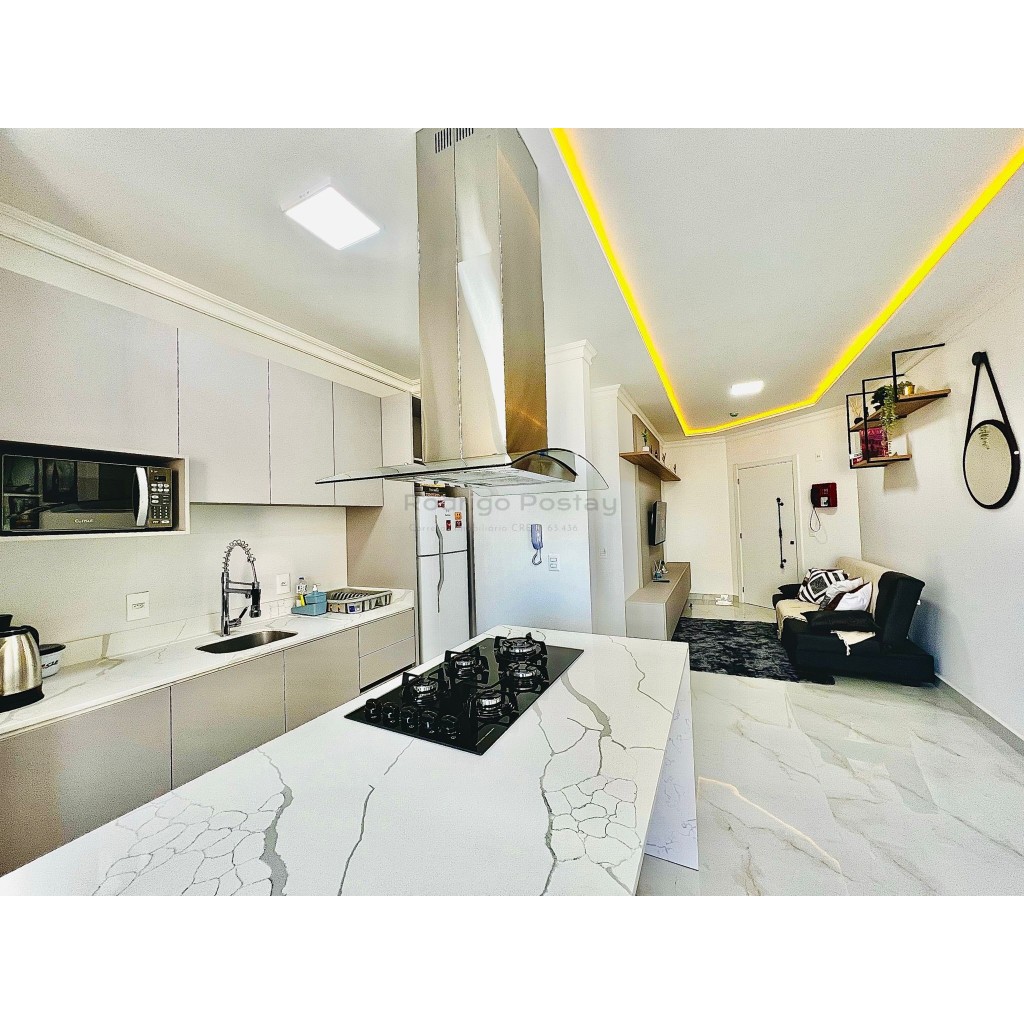 Apartamento 3 quartos finamente mobiliado no Chateau Avenue Residence- Morretes