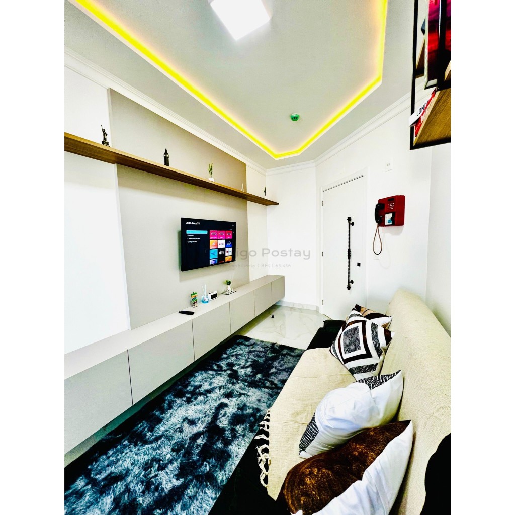 Apartamento 3 quartos finamente mobiliado no Chateau Avenue Residence- Morretes