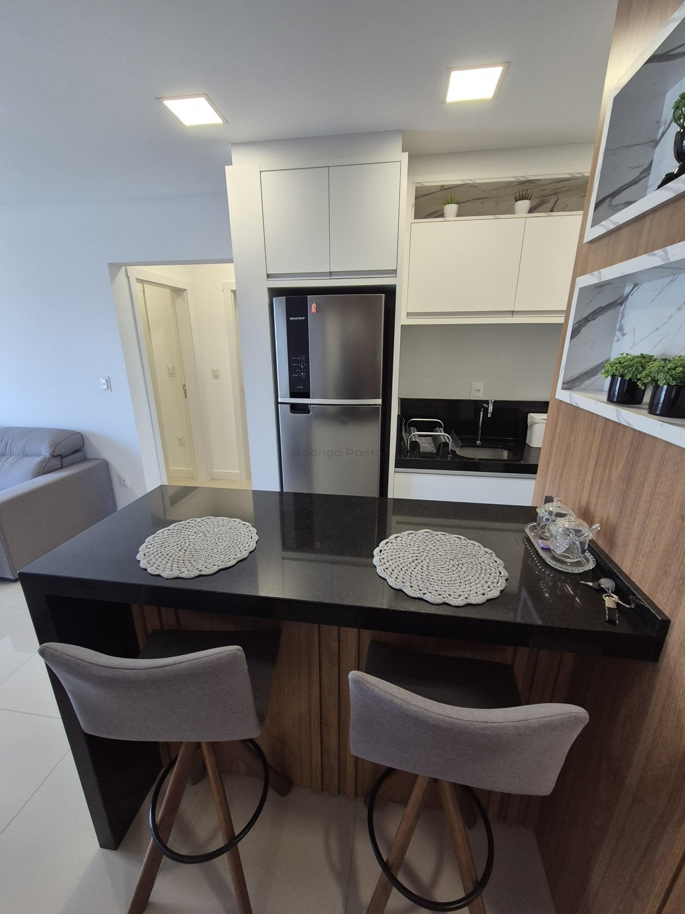 Apartamento com vista mar no Residencial Dom Bastos - Morretes Itapema