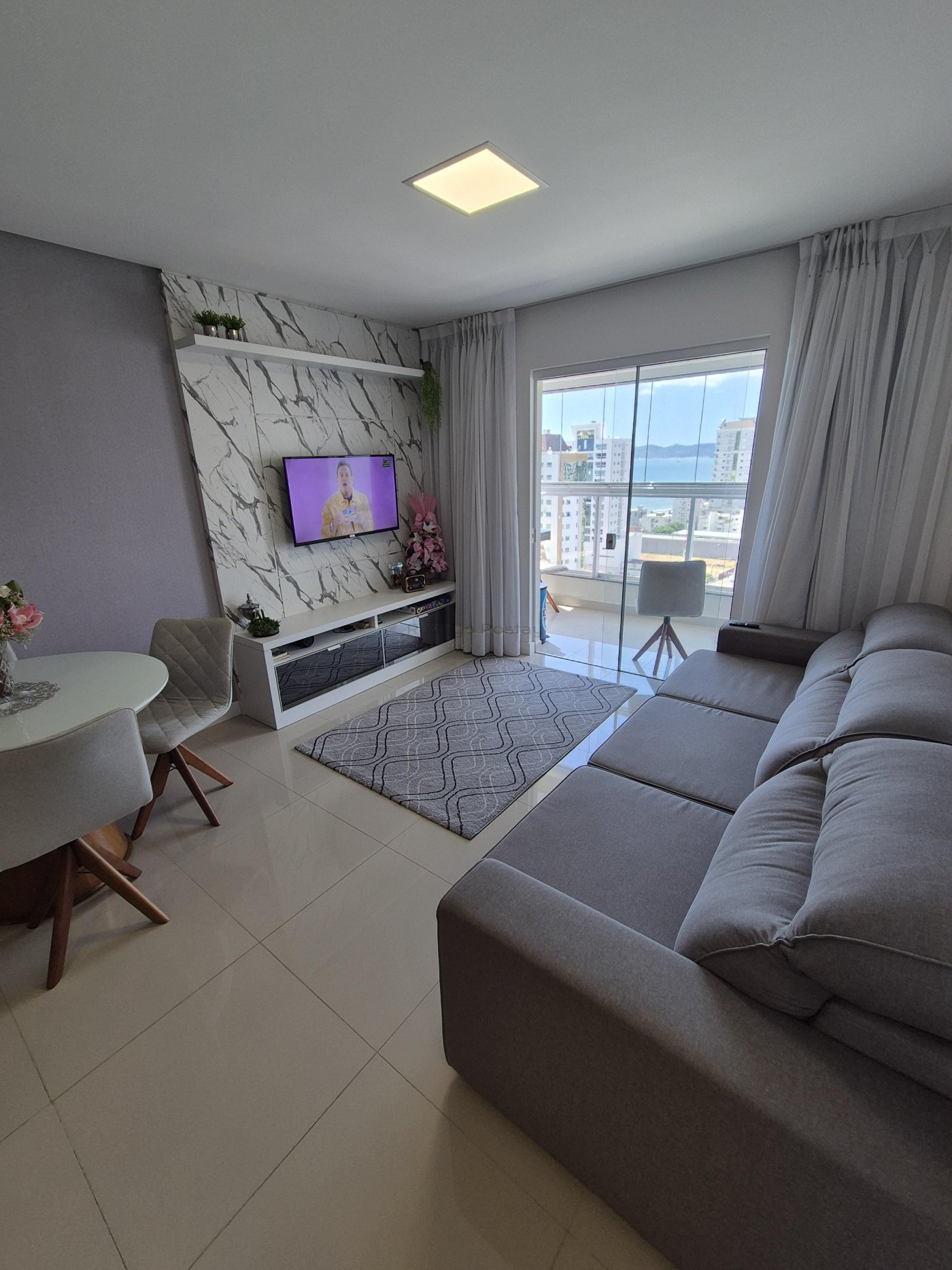 Apartamento com vista mar no Residencial Dom Bastos - Morretes Itapema