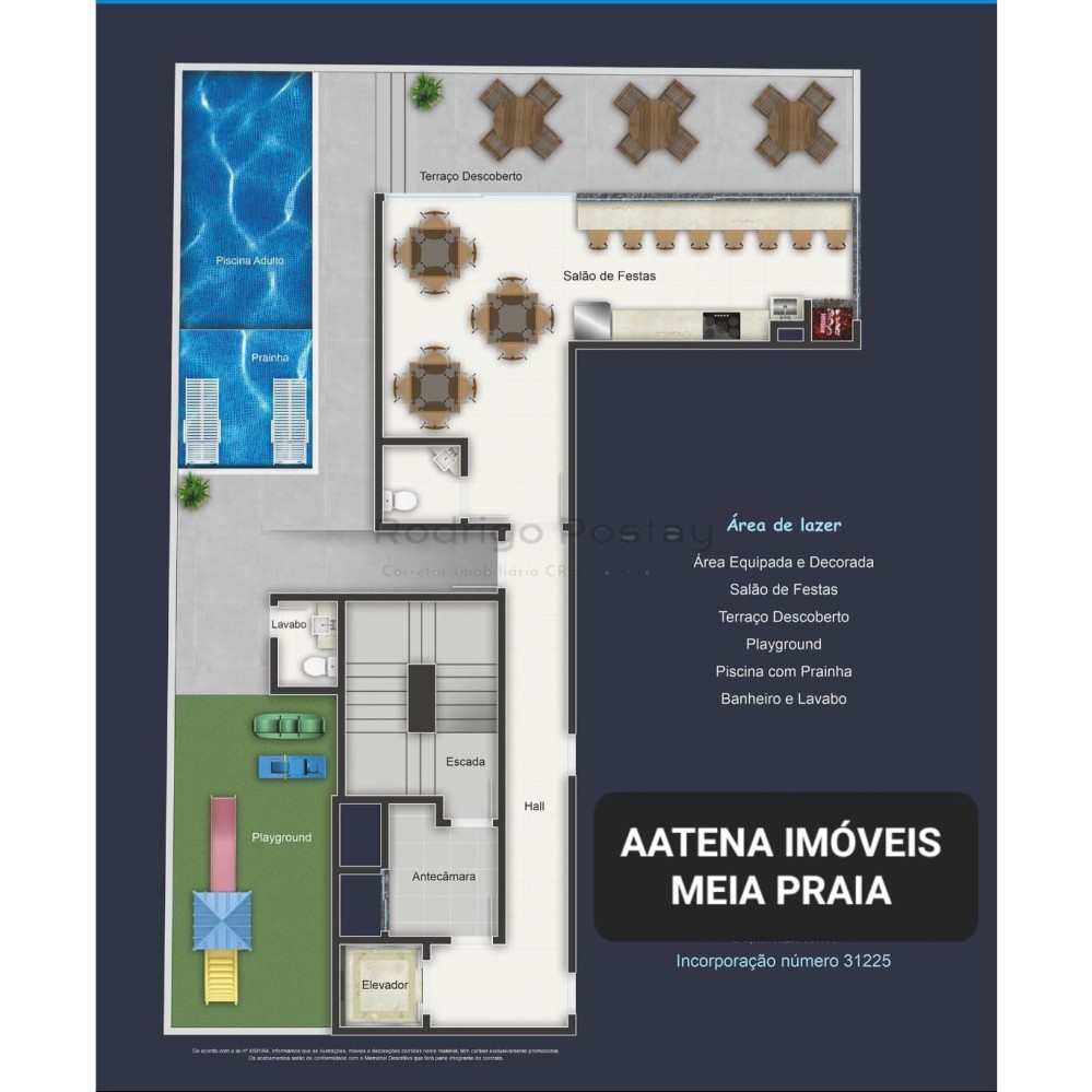Apartamento no Acqua Residence com entrega para 2026 - Morretes Itapema 